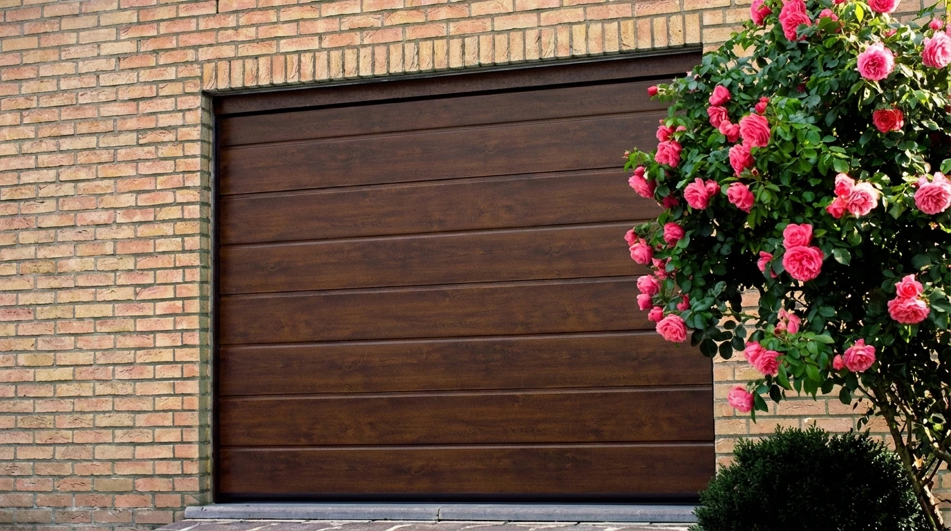 Installation d'une porte de garage à section automatique